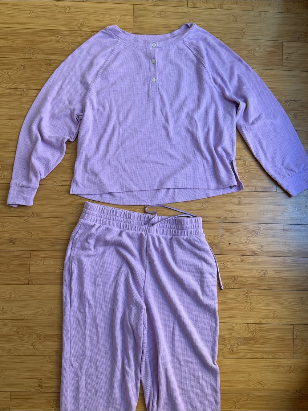 Victoria's Secret Lavender Long-Sleeve Pajama Set